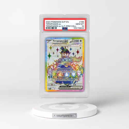 2024 Pokémon Svp EN-SV Black Star Promo #165 Terapagos EX - Holo Terapagos EX Ultra-Premium Collection (PSA 10 GEM MINT)