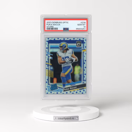 2023 Panini Donruss Optic #238 Puka Nacua - Stars (PSA 10 GEM MINT)