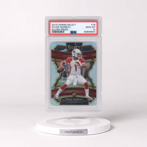 2019 Panini Select #76 Kyler Murray - Silver Prizm (PSA 10 GEM MINT)
