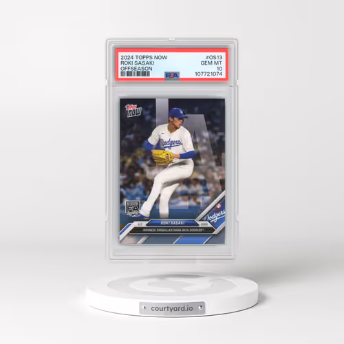 2024 Topps Now Offseason #OS13 Roki Sasaki (PSA 10 GEM MINT)