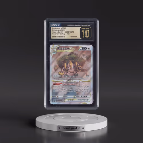 2023 Crown Zenith #GG55/GG70 Regigigas VSTAR - Galarian Gallery Holo (CGC 10 PRISTINE)