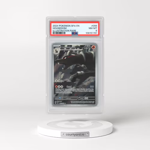 2024 Pokémon Sfa EN-Shrouded Fable #066 Houndoom - Illustration Rare (PSA 8 NM-MT)