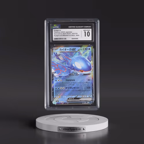 2024 Generations Start Decks- svM #037/175 Kyogre ex - Kyogre ex & Blaziken ex Deck Holo (CGC 10