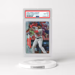 2020 Topps Chrome #49 Randy Arozarena - Refractor (PSA 10 GEM MINT)