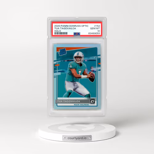 2020 Panini Donruss Optic #152 Tua Tagovailoa - Holo (PSA 10 GEM MINT)