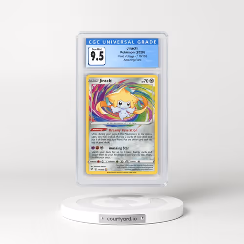 2020 Vivid Voltage #119/185 Jirachi - Amazing Rare (CGC 10 GEM MINT)