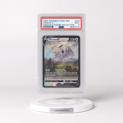 2022 Pokémon Swsh Black Star Promo #204 Arceus V - Holo Arceus V Figure Collection (PSA 9 MINT)