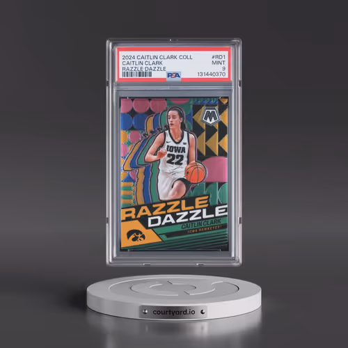 2024 Panini Caitlin Clark Collection Razzle Dazzle #RD1 Caitlin Clark (PSA 9 MINT)