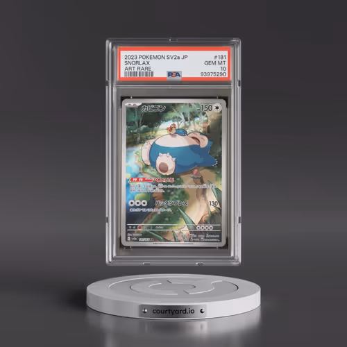 2023 Pokémon Sv2a-Pokémon 151 #181 Snorlax - Art Rare (PSA 10 GEM MINT)