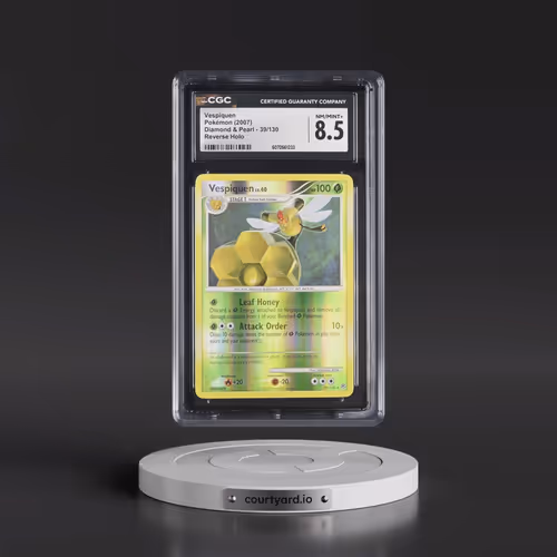 2007 Diamond & Pearl #39/130 Vespiquen - Reverse Holo (CGC 8.5 NM-MT+)