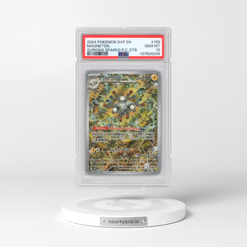 2024 Pokémon Svp EN-SV Black Star Promo #159 Magneton - Surging Sparks Pokemon Center Elite Trainer