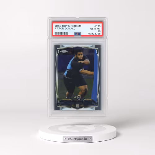 2014 Topps Chrome #175 Aaron Donald (PSA 10 GEM MINT)
