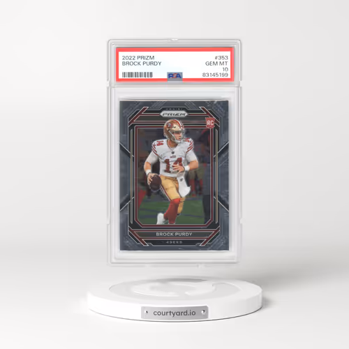 2022 Panini Prizm #353 Brock Purdy (PSA 10 GEM MINT)