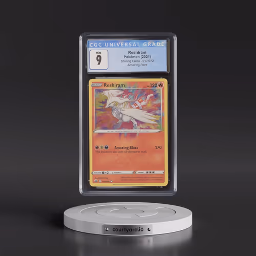 2021 Shining Fates #017/072 Reshiram - Amazing Rare Holo (CGC 9 MINT)