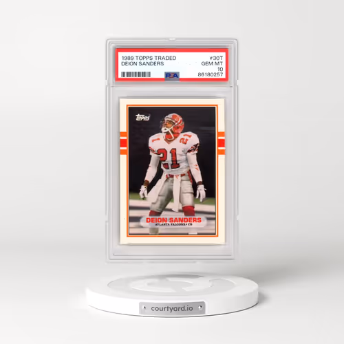 1989 Topps Traded #30T Deion Sanders (PSA 10 GEM MINT)