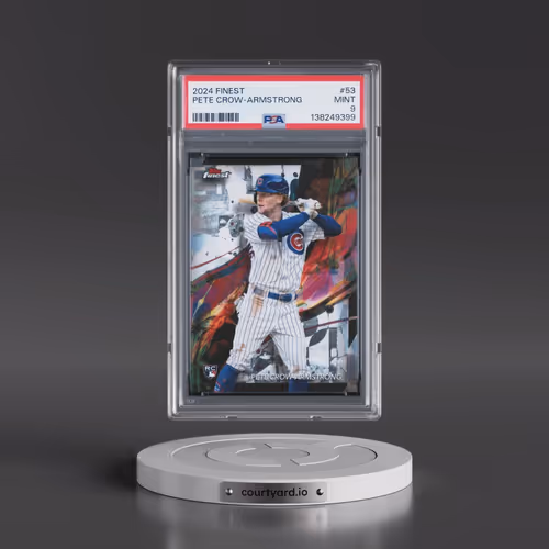 2024 Topps Finest #53 Pete Crow-Armstrong (PSA 9 MINT)