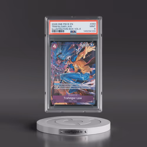 2026 One Piece Promos #093 Trafalgar Law - Illustration Box Vol.6 (PSA 9 MINT)