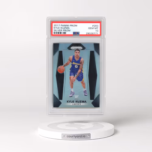 2017 Panini Prizm #283 Kyle Kuzma - Silver Prizm (PSA 10 GEM MINT)