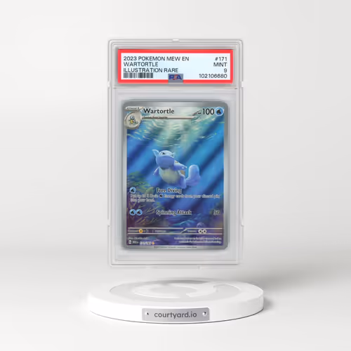 2023 Pokémon Mew EN-151 #171 Wartortle - Illustration Rare (PSA 9 MINT)