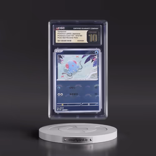 2023 Pokémon Card 151 #072/165 Tentacool - Reverse Holo Poké Ball (CGC 10 PRISTINE)