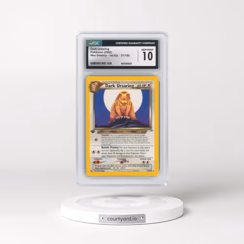 2002 Neo Destiny #21/105 Dark Ursaring - 1st Edition 1st Edition (CGC 10 GEM MINT)