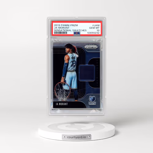 2019 Panini Prizm Sensational Swatches #JAM Ja Morant (PSA 10 GEM MINT)