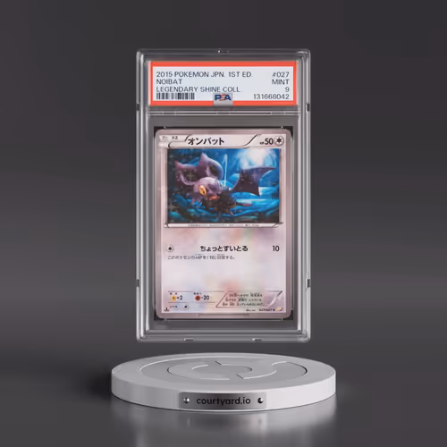 2015 Pokémon Legendary Shine Collection #027 Noibat - 1st Edition (PSA 9 MINT)
