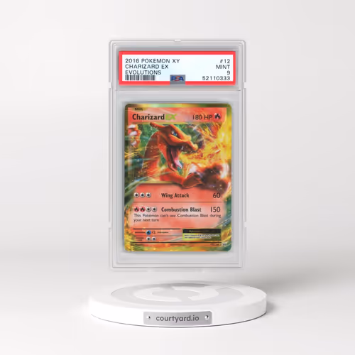 2016 Pokémon XY Evolutions #12 Charizard EX - Holo (PSA 9 MINT)