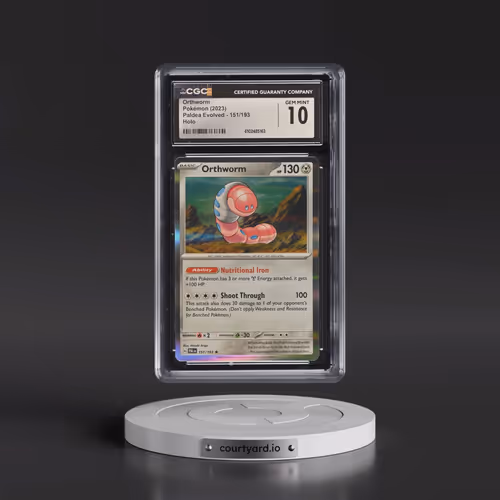 2023 Paldea Evolved - PAL EN #151/193 Orthworm - Holo (CGC 10 GEM MINT)