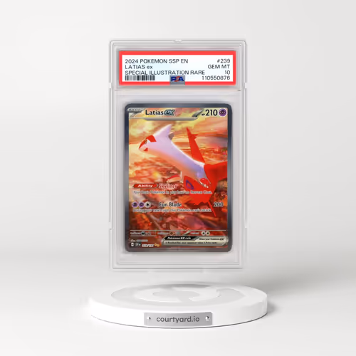 2024 Pokémon Ssp EN-Surging Sparks #239 Latias EX - Holo Special Illustration Rare (PSA 10 GEM MINT)