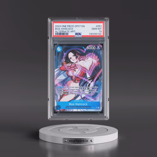 2024 One Piece OP07-500 Years in the Future #051 Boa Hancock - Alternate Art (PSA 10 GEM MINT)