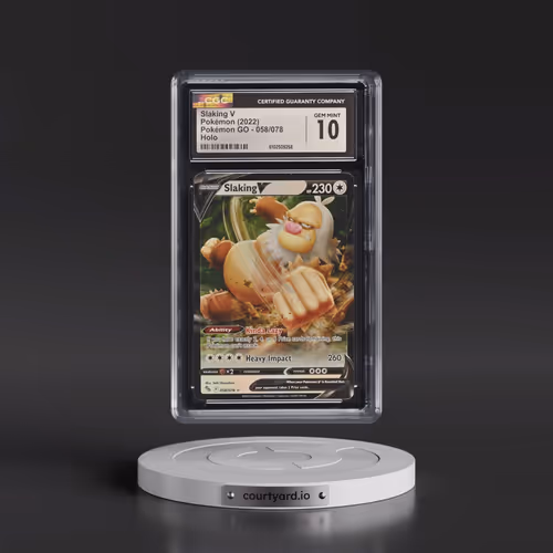 2022 Pokémon GO #058/078 Slaking V - Holo (CGC 10 GEM MINT)