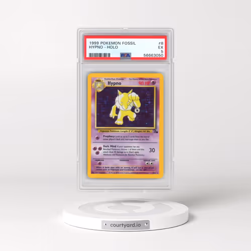 1999 Pokémon Fossil #8 Hypno - Holo (PSA 5 EX)