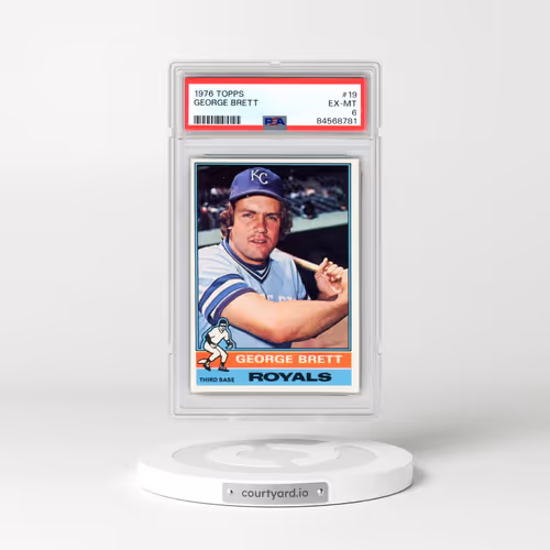 1976 Topps #19 George Brett (PSA 6 EX-MT)