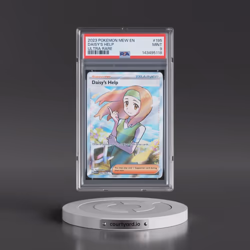 2023 Pokémon Mew EN-151 #195 Daisy's Help - Ultra Rare (PSA 9 MINT)