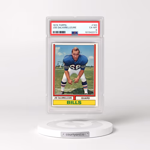 1974 Topps #183 Joe DeLamielleure (PSA 6 EX-MT)