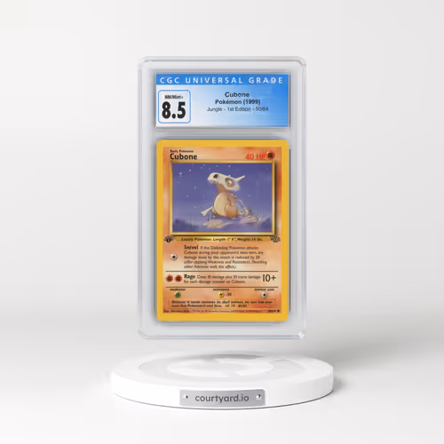 1999 Jungle #50/64 Cubone - 1st Edition 1st Edition (CGC 8.5 NM-MT+)