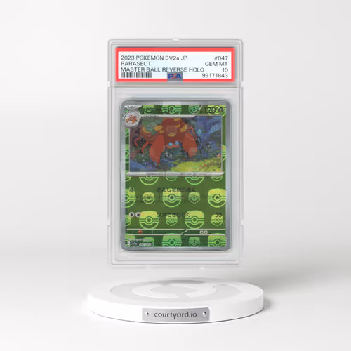 2023 Pokémon Sv2a-Pokemon 151 #047 Parasect - Reverse Holo Master Ball (PSA 10 GEM MINT)