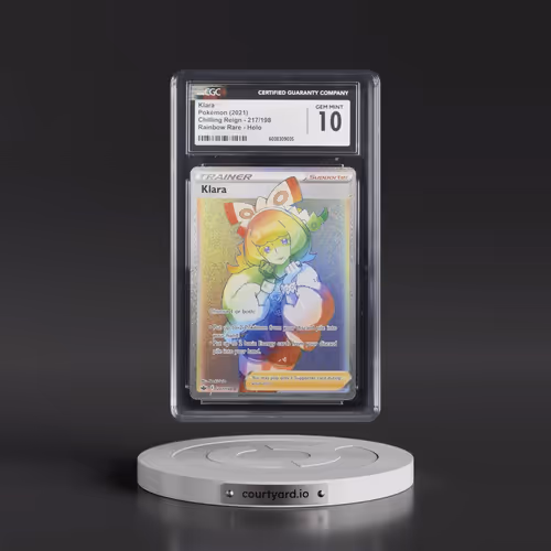 2021 Chilling Reign #217/198 Klara - Rainbow Rare Holo (CGC 10 GEM MINT)