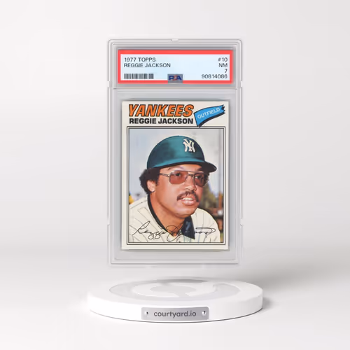1977 Topps #10 Reggie Jackson (PSA 7 NM)