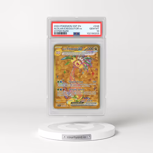 2024 Pokémon Ssp EN-Surging Sparks #248 Alolan Exeggutor EX - Holo Hyper Rare (PSA 10 GEM MINT)