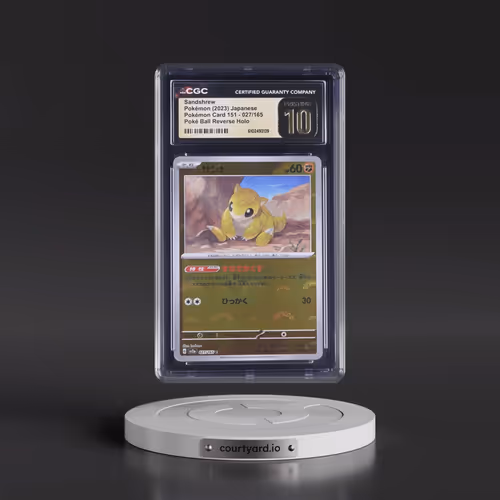 2023 Pokémon Card 151 #027/165 Sandshrew - Reverse Holo Poké Ball (CGC 10 PRISTINE)