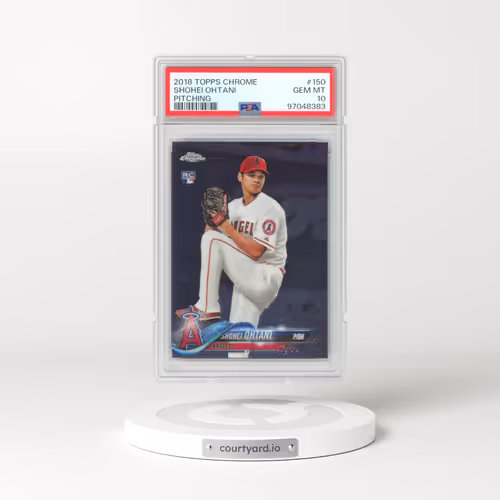 2018 Topps Chrome #150 Shohei Ohtani - Pitching (PSA 10 GEM MINT)