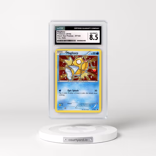 2013 Black Star Promos #XY143 Magikarp - Cosmos Holo (CGC 8.5 NM-MT+)