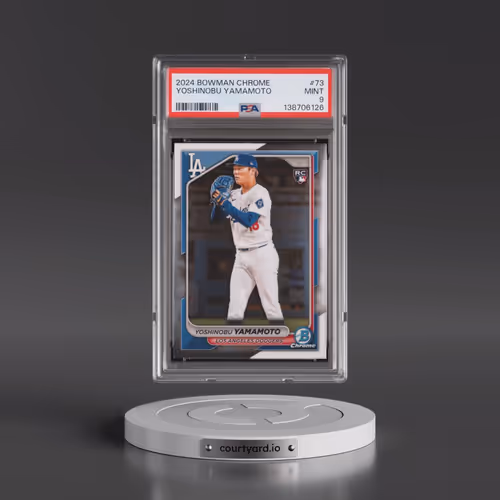 2024 Bowman Chrome #73 Yoshinobu Yamamoto (PSA 9 MINT)