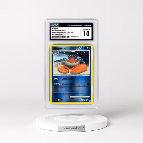 2008 Great Encounters #20 Kingler - Holo (CGC 10 GEM MINT)