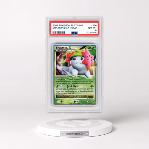 2009 Pokémon Platinum #126 Shaymin LV.X - Holo (PSA 8 NM-MT)
