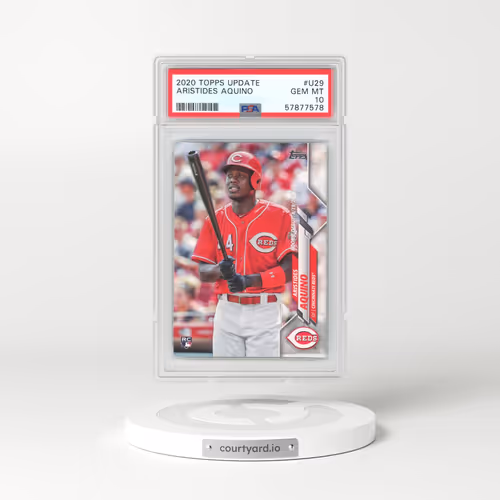 2020 Topps Update #U29 Aristides Aquino (PSA 10 GEM MINT)