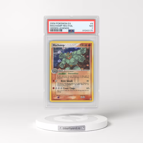 2004 EX Hidden Legends #9 Machamp (PSA 7 NM)