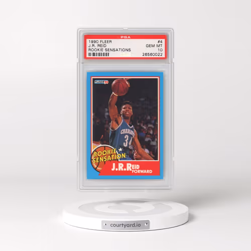 1990 Fleer Rookie Sensations #4 J.R. Reid (PSA 10 GEM MINT)